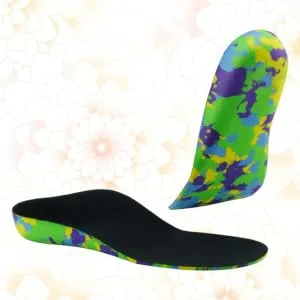 Foot Orthotic Insoles Arch Support Insoles Orthotics Shoe Inserts Athletic Shoe Insoles Plantars Black 20x6cm - product information 1