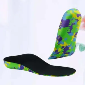 Foot Orthotic Insoles Arch Support Insoles Orthotics Shoe Inserts Athletic Shoe Insoles Plantars Black 20x6cm - product information 2