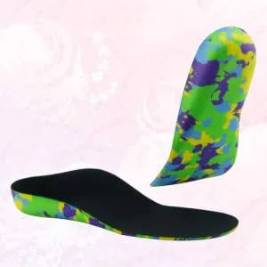 Foot Orthotic Insoles Arch Support Insoles Orthotics Shoe Inserts Athletic Shoe Insoles Plantars Black 20x6cm - product information 4