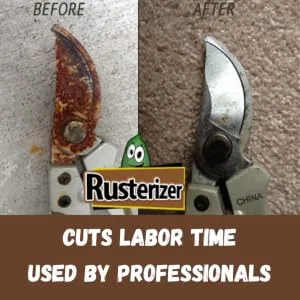 Rusterizer No Scrubbing Rust Remover 32oz - Removes Rust without Heavy Scrubbing