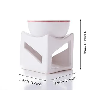 Feng Shui Zen Ceramic Essential Oil Burner Diffuser Tea Light Holder Great For Home Decoration & Aromatherapy "LOVE" OLBA104 - Feng Shui Zen Ceramic Essential Oil Burner