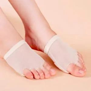 1 Pair Arm Rest Foam Forefoot Pads Cushion Thong Toe Paws Metatarsal Socks Ballet Dance Toe Pad Dance As Shown X-Large - product information 1