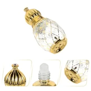 Middle Eastern Perfume Bottle Desktop Ornament Glass Perfume Bottle Household Perfume Bottle Essence Sub-bottle Middle Eastern Fragrance Bottle Essential Oil Holder Delicate Bottle - product information 2
