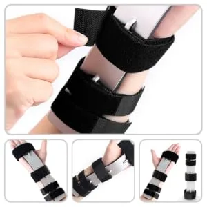 Finger Splint Adjustable Straightener Aluminum Alloy - product information 2