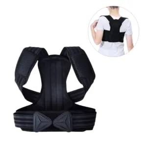 1pc Posture Brace Posture Brace Women Posture Posture for Teens Aligators Upper Brace Men and Women Universal S Black - product information 3