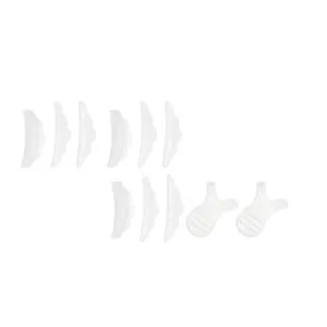 1 Set Y-Shaped Mascara Brush Eyelash Pads Fake Eyelash Pad Eyelash Extension Supply False Eyelash Aid Makeup Prop Silicone Pad Lash Lift Props Eyelash Extension Tool - product information 1