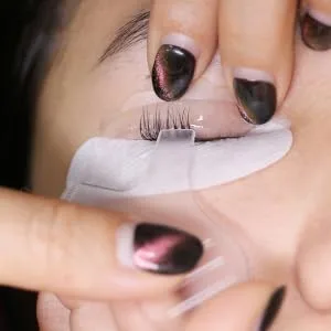 1 Set Y-Shaped Mascara Brush Eyelash Pads Fake Eyelash Pad Eyelash Extension Supply False Eyelash Aid Makeup Prop Silicone Pad Lash Lift Props Eyelash Extension Tool - product information 4