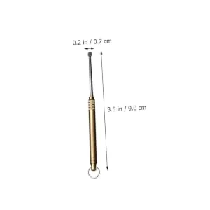 Titanium Alloy Ear Spoon Ear Wax Picker Ear Wax Cleaner Ear Cleaner Tools Ear Pick Spoon Digging Ear Spoons Ear Wax Removal Tool Earwax Removable Spoon Portable Ear Pick - product information 1