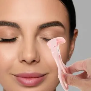 Eyelash Curler Eye Curler for Lashes Cosmetic Tools Eyelash Makeup Tool Eyelash Curling Clip Eyelash Clamps Eyelashes Curling Tool Lash Curlers Eyelash Tool Curly Abs Plastic Pink - product information 4