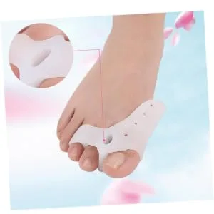 1 Pair Dividers Foot Separator Splint Bunion Bunions Straighteners Bunion Separator Separator Hammer Cushions Gel Separator Thumb White - product information 1