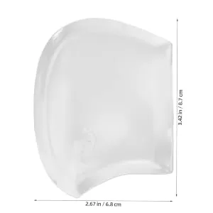 1 Pair Arch Half Pad Arch Supports Outdoor Arch Support Portable Arch Support Comfortable Arch Support Reusable Arch Support Breathable Foot Support Washable Arch Support Transparent 8.70X6.80X0.60CM - product information 5