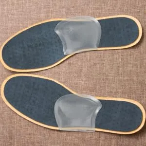 1 Pair Arch Half Pad Portable Arch Support Replaceable Flatfoot Support Outdoor Flatfoot Arch Support Convenient Flatfoot Support Outdoor Arch Support Arch Support Inserts for Men Transparent 8.70X6.80X0.60CM - product information 1