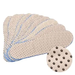 Thermal Insoles Tourmaline Self Heating Shoe Inserts Warmer Uncuttable Foot Cushion Massage Insoles Warm Shoe Pad (White) - product information 2