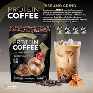 Complete Roast Caramel Macchiato Coffee Protein - Complete Roast Caramel Protein Coffee