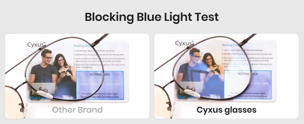 Cyxus Aviator Glasses Blue Light Blocking Glasses Computer Glasses Anti Eyestrain Metal Frame Blue Light Glasses-gold Frame Yellow Lens 8805 Yellow - product information 4