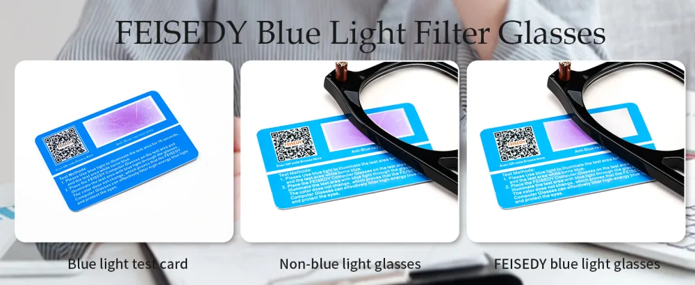 FEISEDY 70s Aviator Blue Light Blocking Glasses Square Pilot Frame Anti Glare Computer Glasses Women Men B0052 004 - Grey Leopard 50 Millimeters - feisedy blue light glasses test