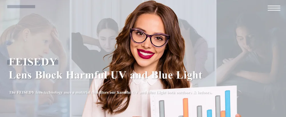 FEISEDY Blue Light Blocking Glasses Women Vintage Cat Eye Frame Anti Fatigue B0169 Black 50 Millimeters - product information 6