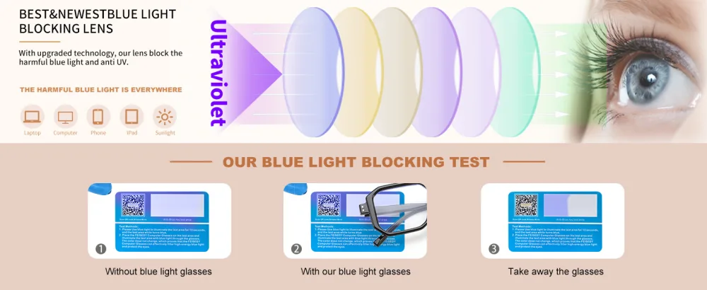 FEISEDY Blue Light Blocking Glasses Aviator Frame Computer Reading/Gaming/TV/Phones Glasses for Women Men B0165 Black Yellow Frame 50 Millimeters - product information 6