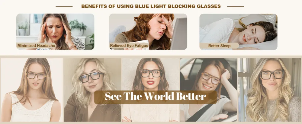 FEISEDY Blue Light Blocking Glasses Aviator Frame Computer Reading/Gaming/TV/Phones Glasses for Women Men B0165 Black Yellow Frame 50 Millimeters - product information 7