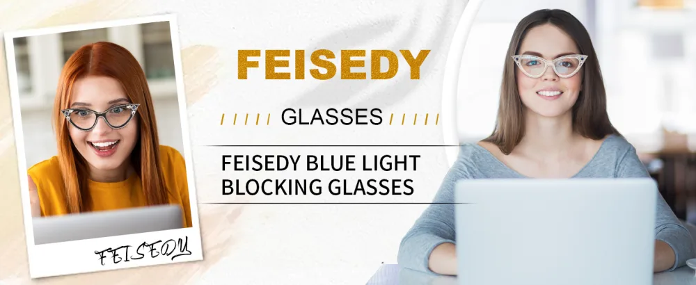 FEISEDY Diamond Blue Light Blocking Glasses Cat Eye Rhinestone Women Glasses Frame Anti Eyestrain Computer Eyewear B0070 Green 50 Millimeters - product information 8