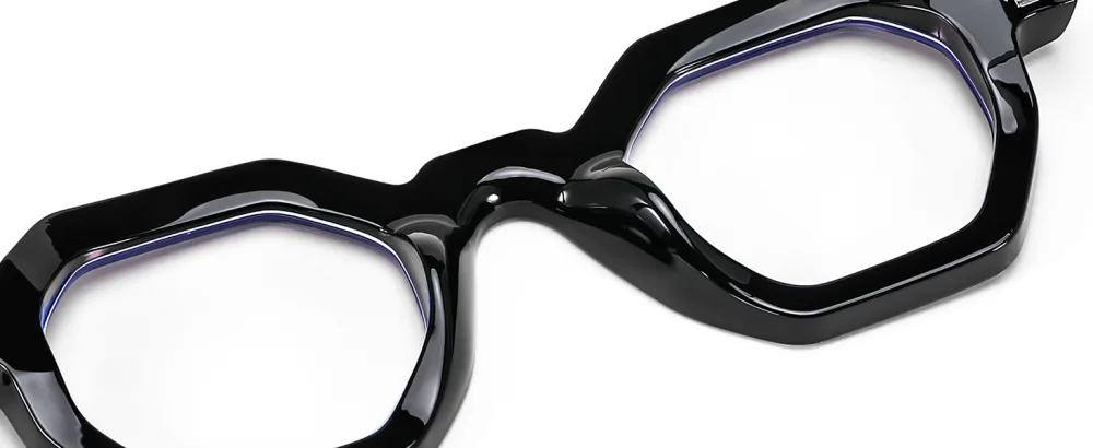 FEISEDY Retro Octagon Blue Light Glasses for Women Men Vintage Polygon Anti Glare Eyeglasses B0102 Leopard 44 Millimeters - product information 5
