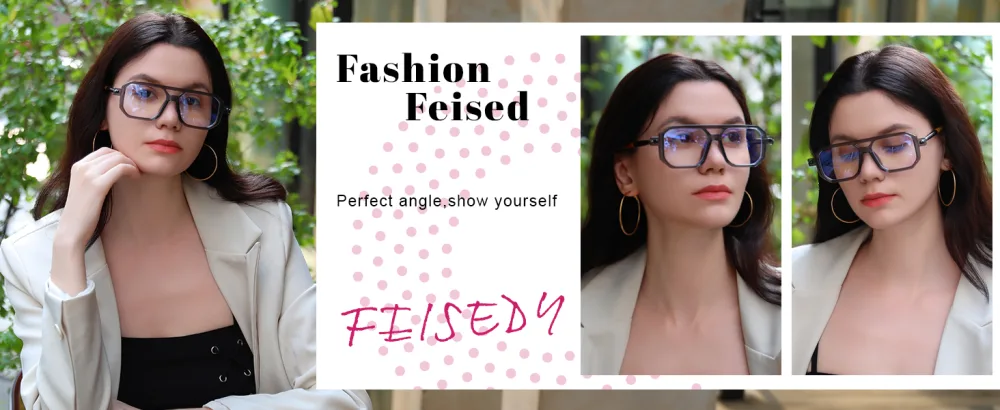FEISEDY Vintage Square Blue Light Blocking Glasses Women Men 70s Flat Aviator Glasses Computer Anti Glare B0062 Transparent Grey 52 Millimeters - product information 2