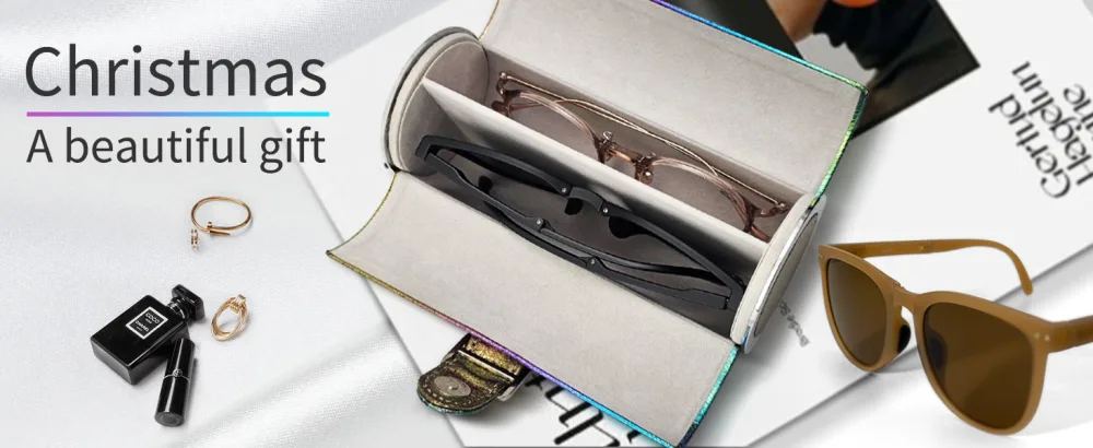 Fashion Chain Mini Shoulder Bag Sunglasses Special Bag Convenient Key Mobile Phone Bag - Cylinder Eyeglass Case