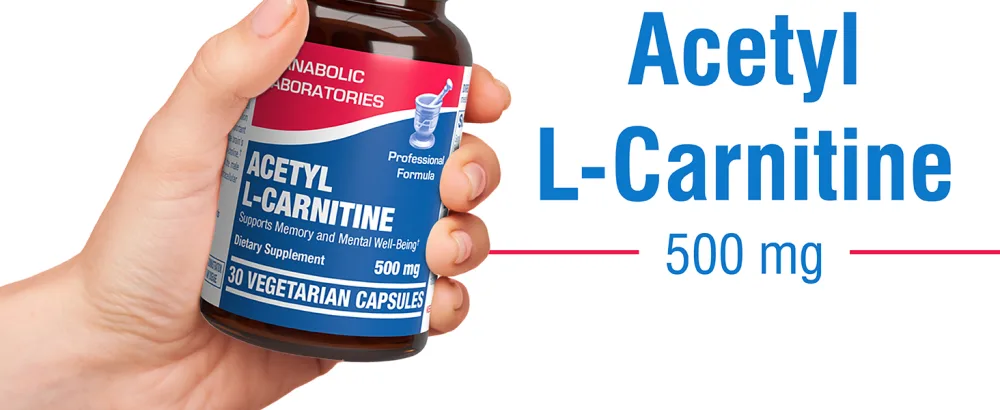 Anabolic Laboratories Acetyl L Carnitine Supplements - 30 Vegetarian 500mg Capsules for Brain Health and Energy Production - product information 2