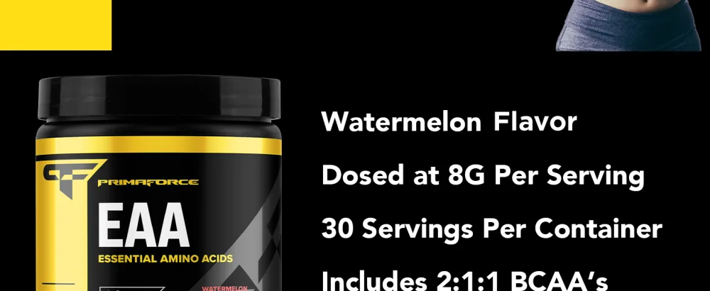 Primaforce EAA Powder (30 Servings) | Essential Amino Acids for Pre/Intra Workout and Recovery - Non-GMO and Gluten Free (Watermelon) - product information 2