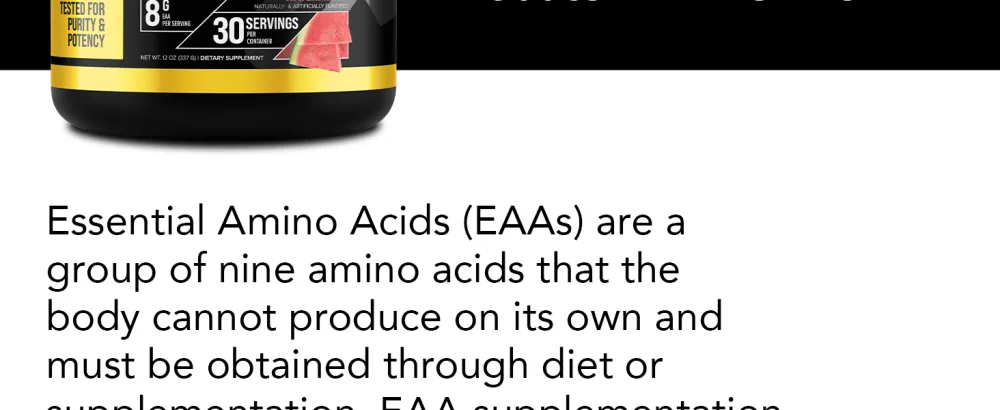 Primaforce EAA Powder (30 Servings) | Essential Amino Acids for Pre/Intra Workout and Recovery - Non-GMO and Gluten Free (Watermelon) - product information 3