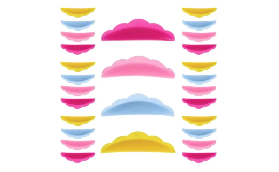 40 Pairs Eyelash Silicone Gasket Lash Lift Tool Eyelash Curler Pads Eyelash Extension Tools Eyelash Lift Pads Eyelash Tools Eyelash Perming De Triple Washer - product information 2