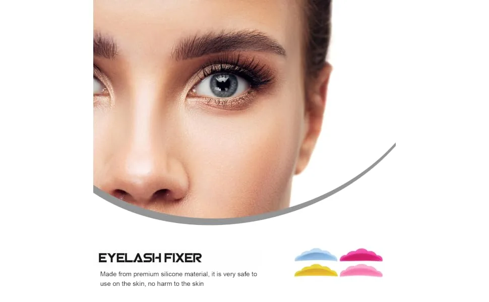 40 Pairs Eyelash Silicone Gasket Lash Lift Tool Eyelash Curler Pads Eyelash Extension Tools Eyelash Lift Pads Eyelash Tools Eyelash Perming De Triple Washer - product information 3