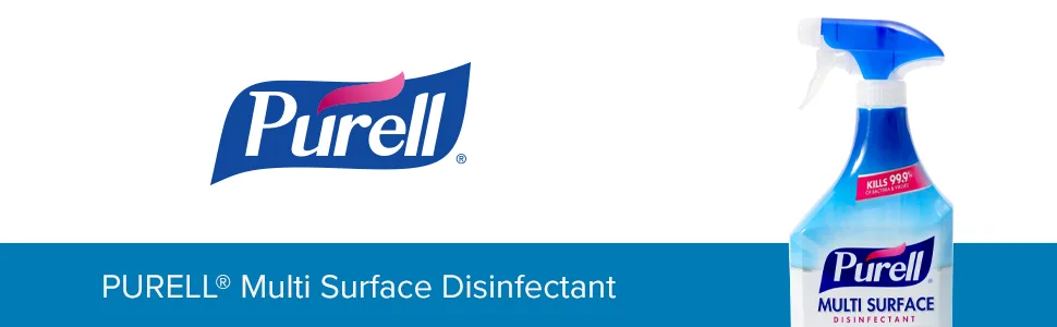 PURELL Multi Surface Disinfectant Spray, Citrus Scent, 28 fl oz Capped Bottle with Spray Trigger in Pack (Pack of 2) - 2844-02-ECCAL - purell, purell surface, kill germs on surface, disinfect surfaces, surface disinfectant