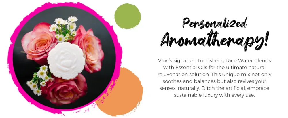 Viori Tea Tree Mint Essential Oil Shampoo Bar Made with Rice Water - Handcrafted All Natural Shampoo Bars - Sulfate Free Shampoo - Personalized Aromatherapy. Viori’s signature Longsheng Rice Water blends with Essential Oils