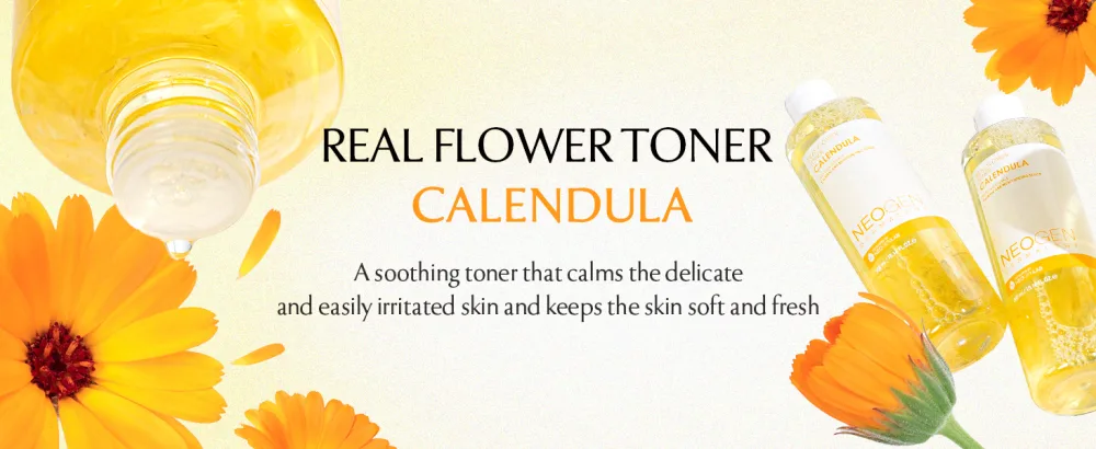 Neogen DERMALOGY Real Flower Toner Calendula (300ml) - product information 1