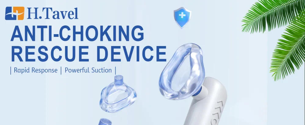 Choking Rescue Device Portable Airway Suction Rescue Device Anti Choking Device Choking First Aid Device for Kids and Adults Blue - anti choking device