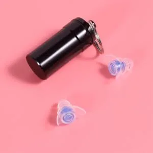 1 Pair Noise Reduction Earplug Filter Earplug Hearing Protection Earbud Blue - product information 4