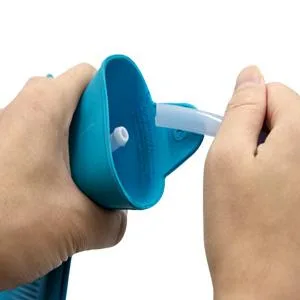 Enema Bag 2L Home Enema Kit with 6.5ft Long Silicone Hose Enema Tips Controlable Water Flow Valve 2 Quart Capacity Hot-Water Bottle for Colon Cleansing Enemas - Step 2