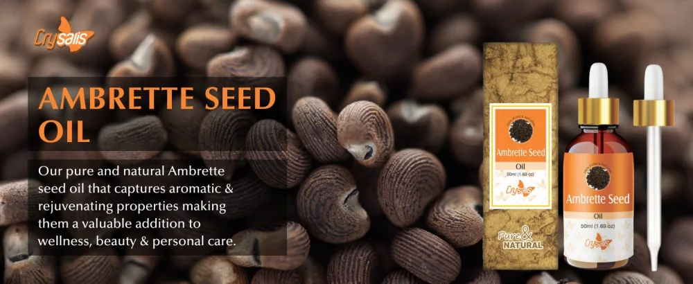 Crysalis Ambrette Seed (Abelmoschus moschatus) Oil - 1.69 Fl Oz (50ml) - product information 1