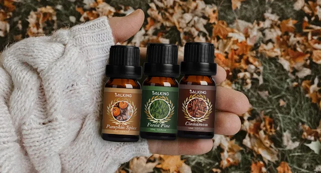 SALKING Autumn Fragrance Oils Premium Fall Essential Oils for Diffuser Scented Oils Gift Set for Soap Candle Making Scents - Cinnamon Pumpkin Spice Apple Cider Vanilla Forest Pine Snickerdoodle - product information 4