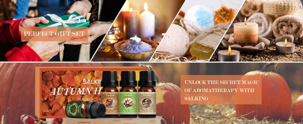 SALKING Autumn Fragrance Oils Premium Fall Essential Oils for Diffuser Scented Oils Gift Set for Soap Candle Making Scents - Cinnamon Pumpkin Spice Apple Cider Vanilla Forest Pine Snickerdoodle - product information 7