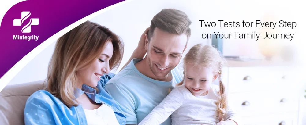  Mintegrity 50 Ovulation Test Strips and 25 Pregnancy Test Strips Combo Kit (50 LH + 25 HCG) Easy to Use At Home - mintegrity logo, fast answers, reliable results