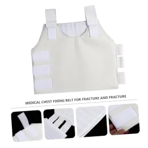adjustable chest support dislocation bracket sternum protective belt plush belt bruised ribs support medical chest bag Body binder clips chest bag for men 40x38cm As Shown - product information 4