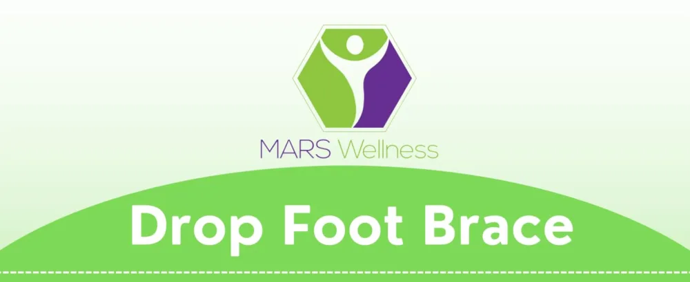 MARS WELLNESS Drop Foot Brace - AFO Splint for Foot Drop Relief and Support - Adjustable Comfortable Foot Drop Brace Ankle Foot Orthosis - Small/Medium Small / Medium - drop foot brace
