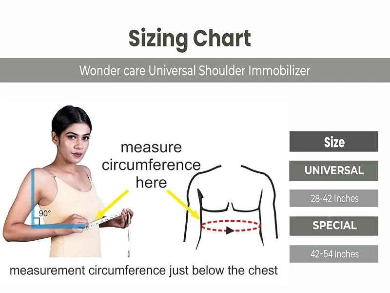Arm Sling Shoulder Brace - Best Fully Adjustable Rotator Cuff and Elbow Support - Includes Immobilizer Band for Quick Recovery - for Men and Women - long sling biceps support clavicle pad sling sleeve wrist injury scapula support
