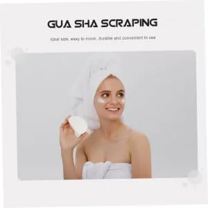 1 PC Scraping Board Massage Tool Healthy Scraping Tool Stainless Steel Scraping Tool Massage Board Care Scraping Plate Face Skin Face Scraping Tool Silver 6.2X4X0.5CM - product information 2