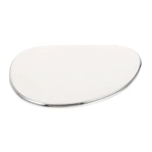 1 PC Scraping Board Massage Tool Healthy Scraping Tool Stainless Steel Scraping Tool Massage Board Care Scraping Plate Face Skin Face Scraping Tool Silver 6.2X4X0.5CM - product information 4