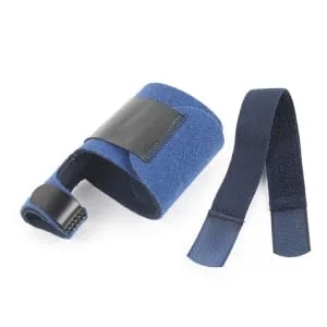 Healifty Toe Compression Brace 1 Pair Big Toe Splints Bunion Corrector Toe Separator Straightener for Women Men (Blue) - product information 2