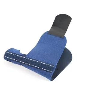 Healifty Toe Compression Brace 1 Pair Big Toe Splints Bunion Corrector Toe Separator Straightener for Women Men (Blue) - product information 4