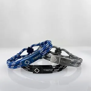 Zen Loop Duo Magnetic Field Therapy Wristband for Women & Men Featuring Patented ANSPO Technology (Charcoal X-Large) Charcoal X-Large - Icon Loop bracelet